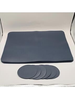 Bacgnyer Placemats and Coasters Set of 6 Blue